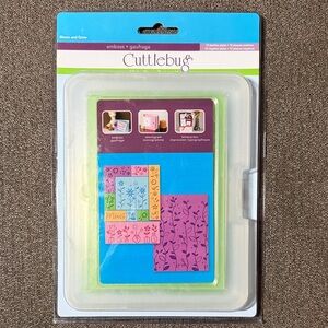 Cuttlebug Bloom And Grow Craft Embossing Card Making Plates All in One NWT